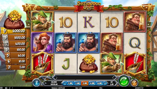 Sherwood Gold gameplay