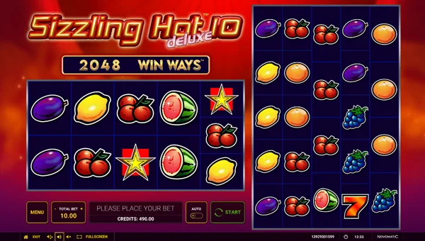 Sizzling Hot Deluxe 10 Win Ways gameplay