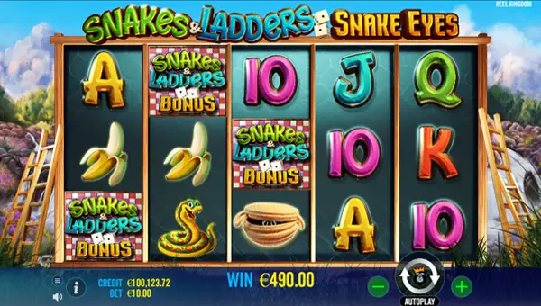 Snakes and Ladders Snake Eyes gameplay