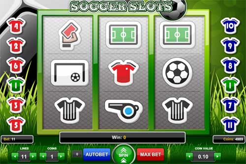 Soccer Slots gameplay