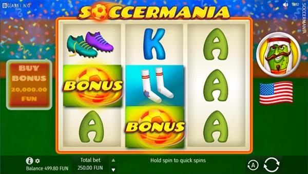 Soccermania gameplay