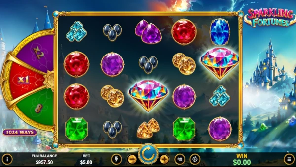 Sparkling Fortunes gameplay