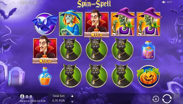 Spin and Spell gameplay