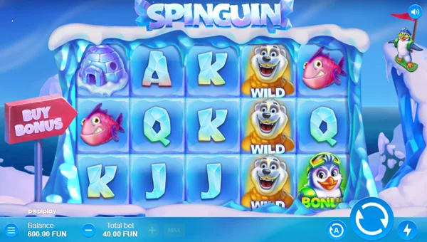 Spinguin gameplay