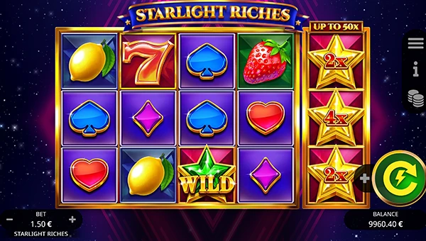 Starlight Riches gameplay