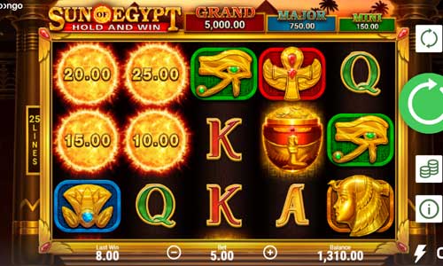 Sun of Egypt gameplay