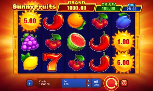 Sunny Fruits gameplay