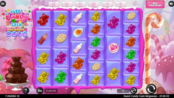 Sweet Candy Cash Megaways gameplay