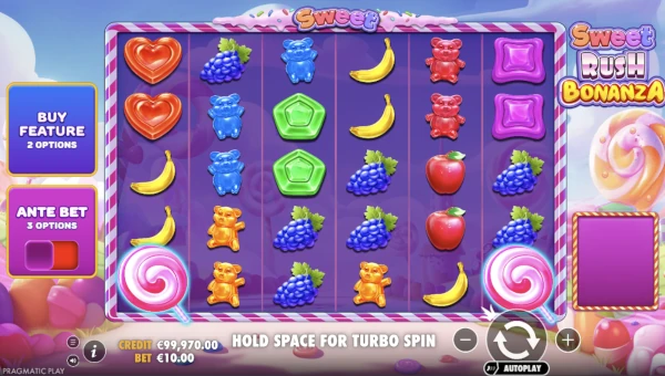 Base Game Screenshot of Sweet Rush Bonanza Slot by Pragmatic Play