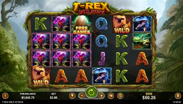T-Rex Wild Attack gameplay