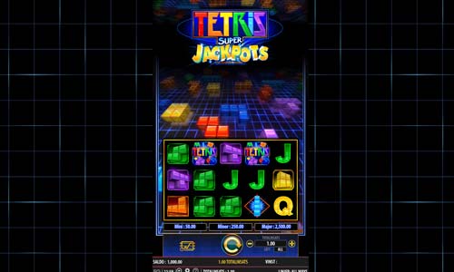 Tetris Super Jackpots gameplay