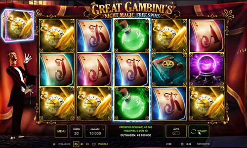 The Great Gambinis Night Magic gameplay