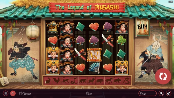 The Legend of Musashi gameplay