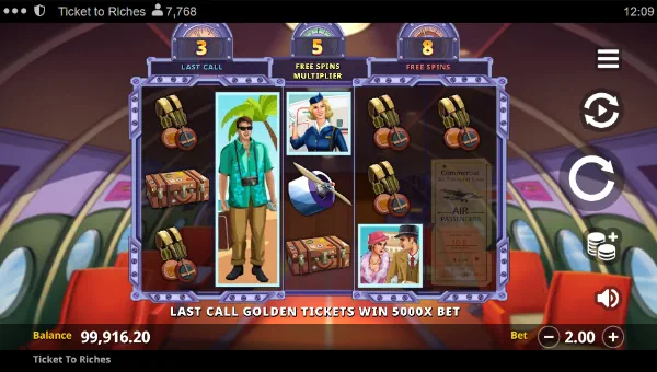 Ticket to Riches gameplay