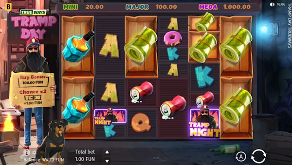 Tramp Day Trueways gameplay