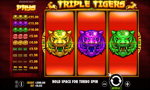 Triple Tigers gameplay
