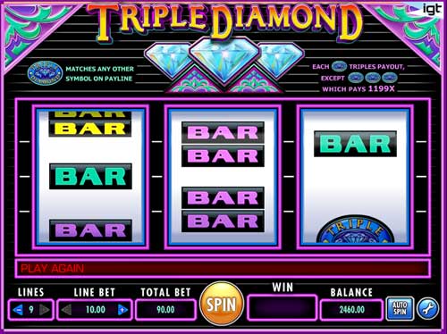 Triple Diamond gameplay