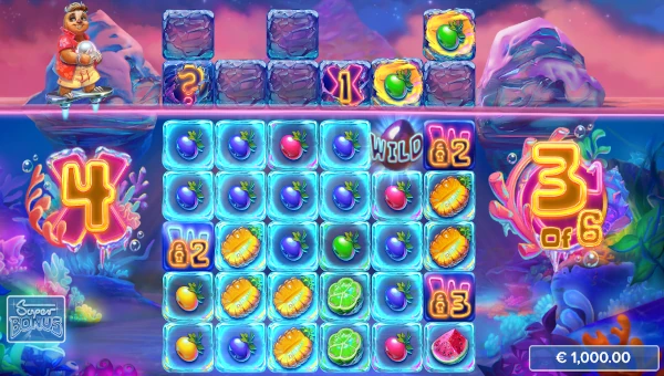 Tropicool 5 slot bonus game with multipliers and extra drops