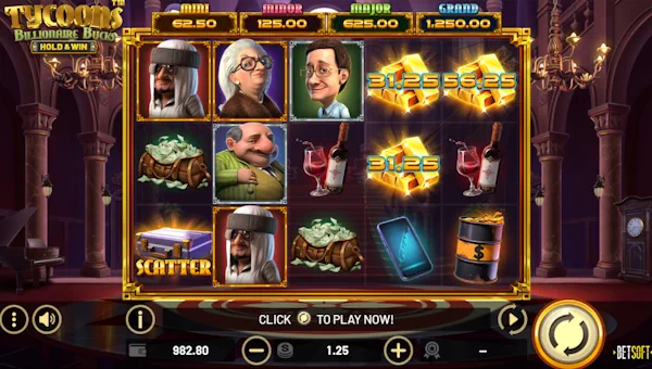 Tycoons Billionaire Bucks gameplay