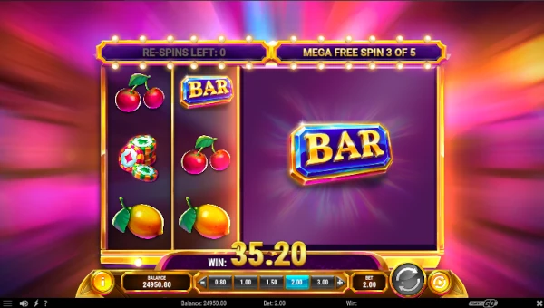 Screenshot of ValhalLuck slot demo showing reels and bonus game features