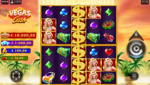 Vegas Cash gameplay