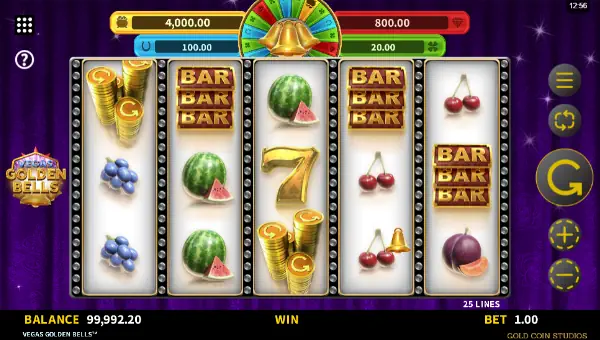 Vegas Golden Bells gameplay