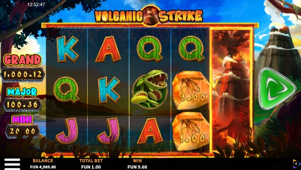 Volcanic Strike gameplay
