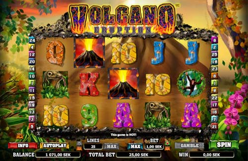 Volcano Eruption gameplay