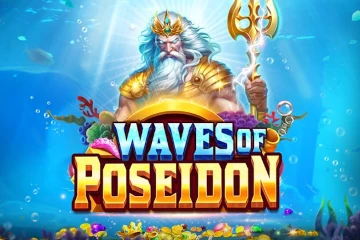 Waves of Poseidon slot logo