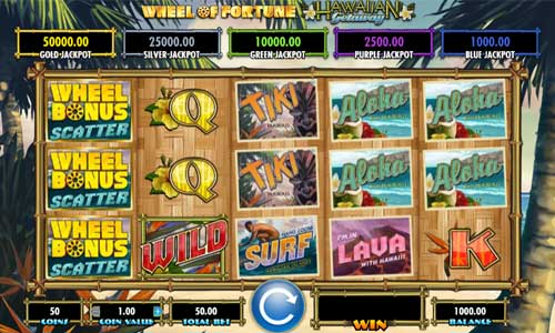 Wheel of Fortune Hawaiian Getaway gameplay
