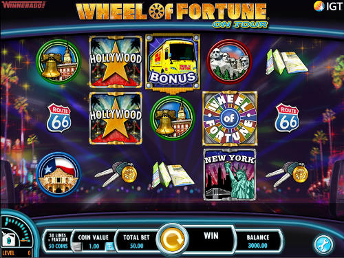 Wheel of Fortune On Tour gameplay