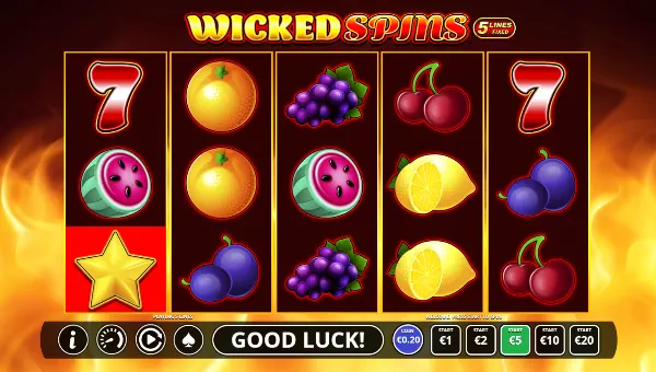Wicked Spins gameplay