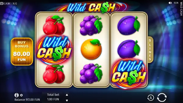 Wild Cash gameplay