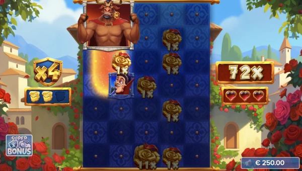Screenshot of Wild Toro 3 slot demo showing reels and bonus game features