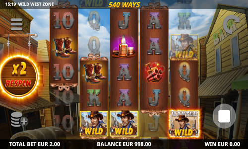 Wild West Zone gameplay