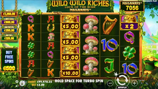 Wild Wild Riches Megaways gameplay