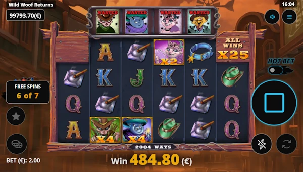 Bonus Game and Free Spins