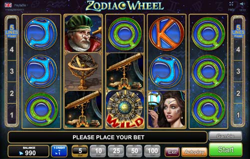 Zodiac Wheel gameplay