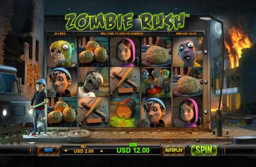 Zombie Rush gameplay